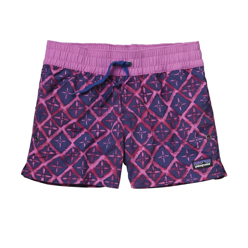 Vtg Patagonia Costa Rica Baggies 3” Shorts Pink Purple Girl’s XXL Women’s XS S - Picture 2 of 10